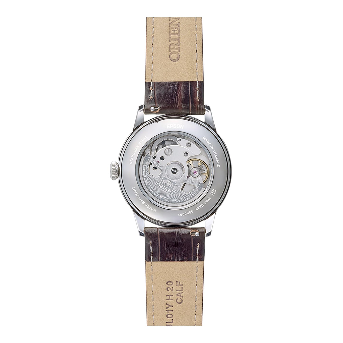 RA-BB0003Y Reloj Orient Bambino Roman Ivory de hombre correa de cuero