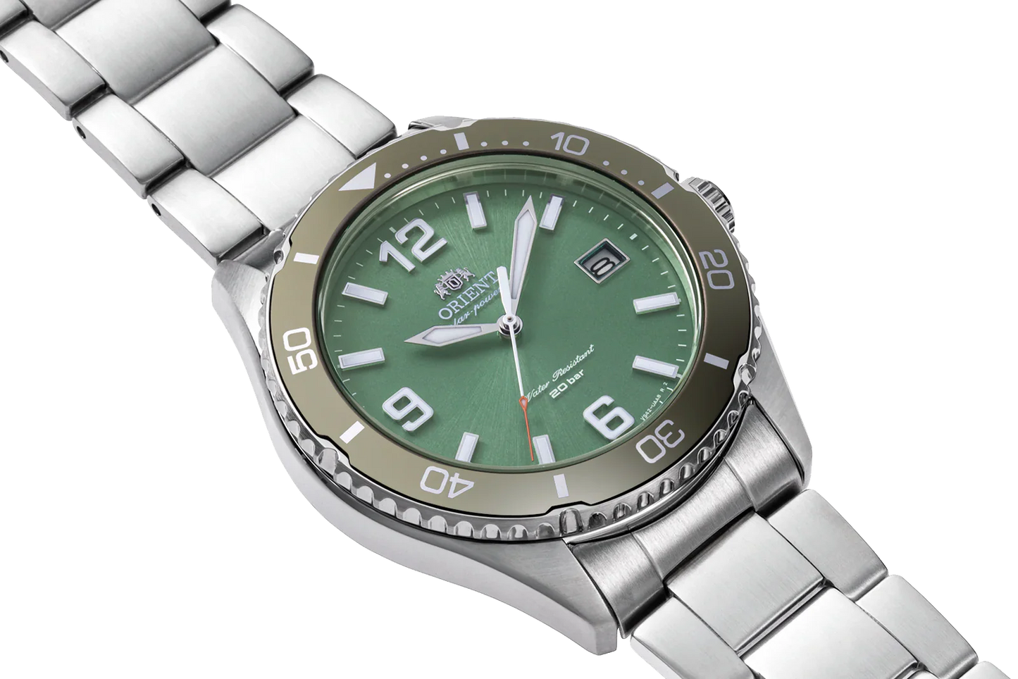 Orient de hombre correa de metal – RA-WJ0001E