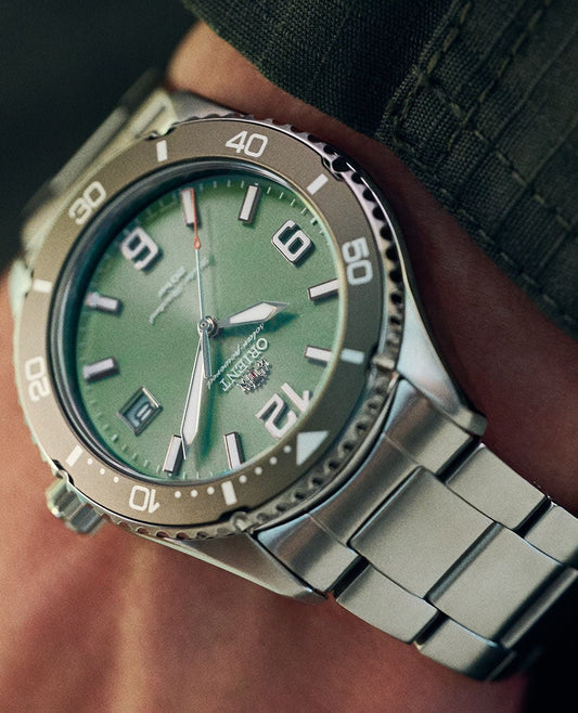Orient de hombre correa de metal – RA-WJ0001E