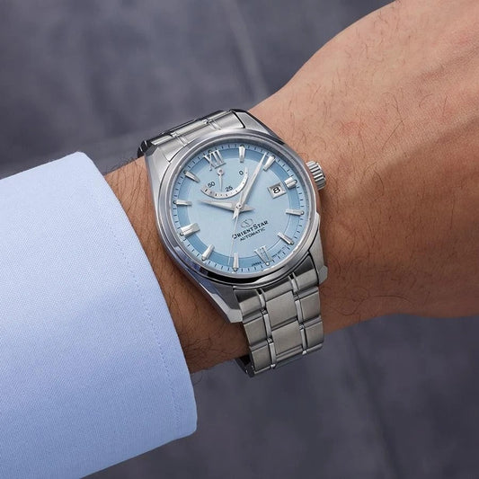 Orient Star de automático de caballero correa de metal – RE-AU0109L