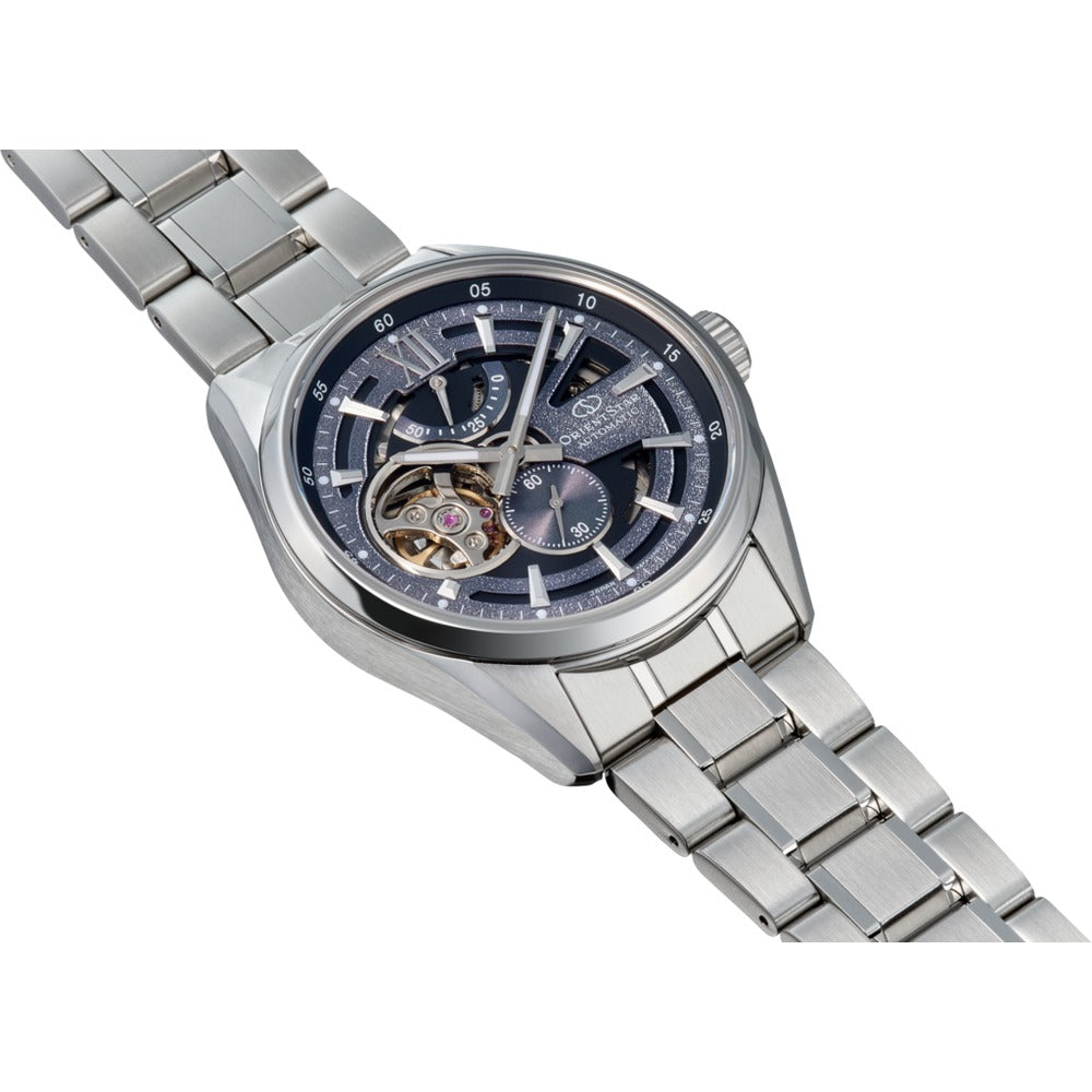 Orient Star Modern Skeleton de hombre correa de metal – RE-AV0138V
