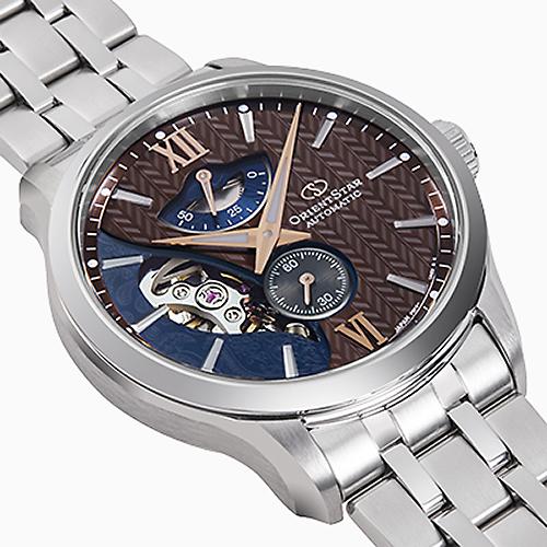 Orient Star Layered Skeleton de hombre correa de metal – RE-AV0B02Y
