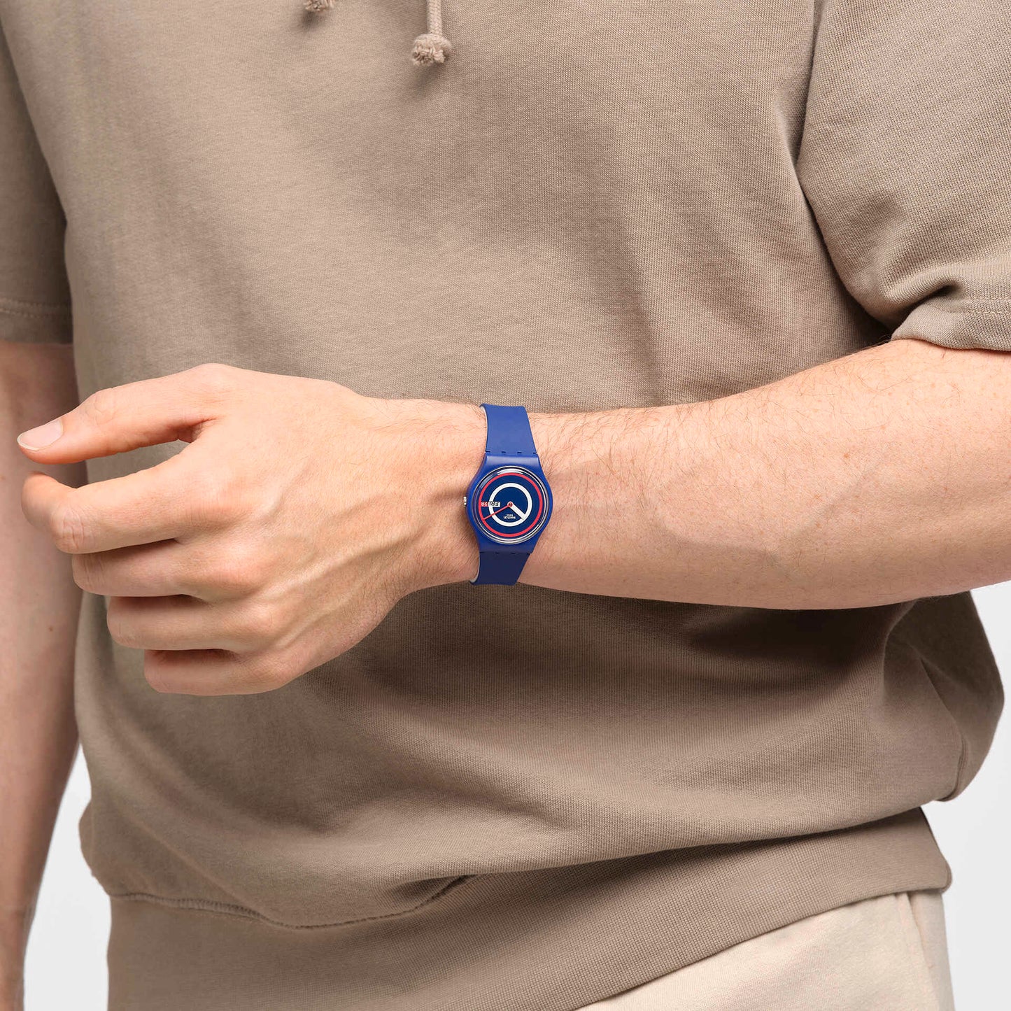 Swatch Blue to Basic Unisex correa de resina – SO28N703