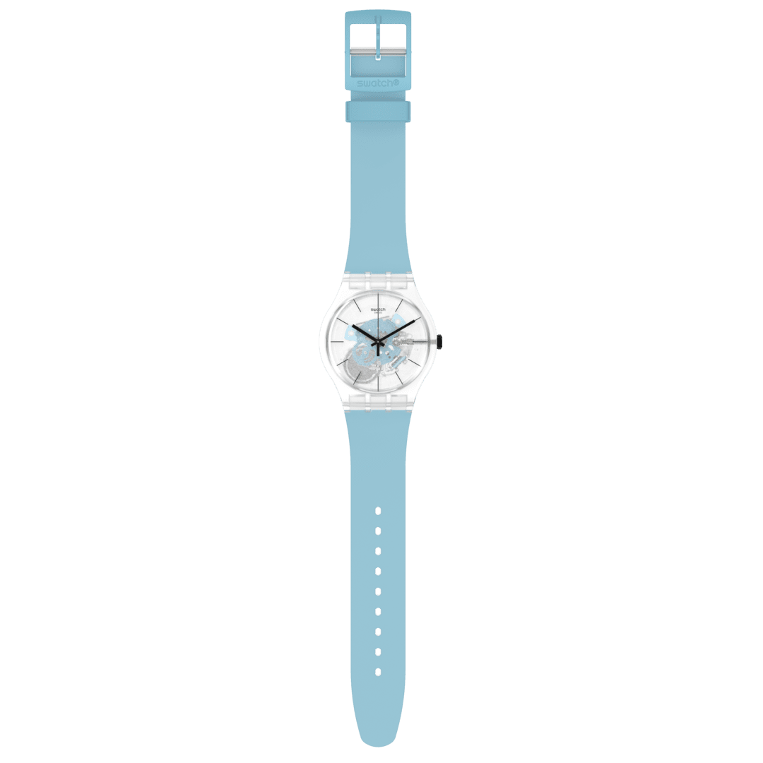 Swatch Blue Daze de dama correa de resina – SO29K105