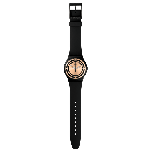 Swatch Clear Sign Unisex pulsera de silicona – SO32B116