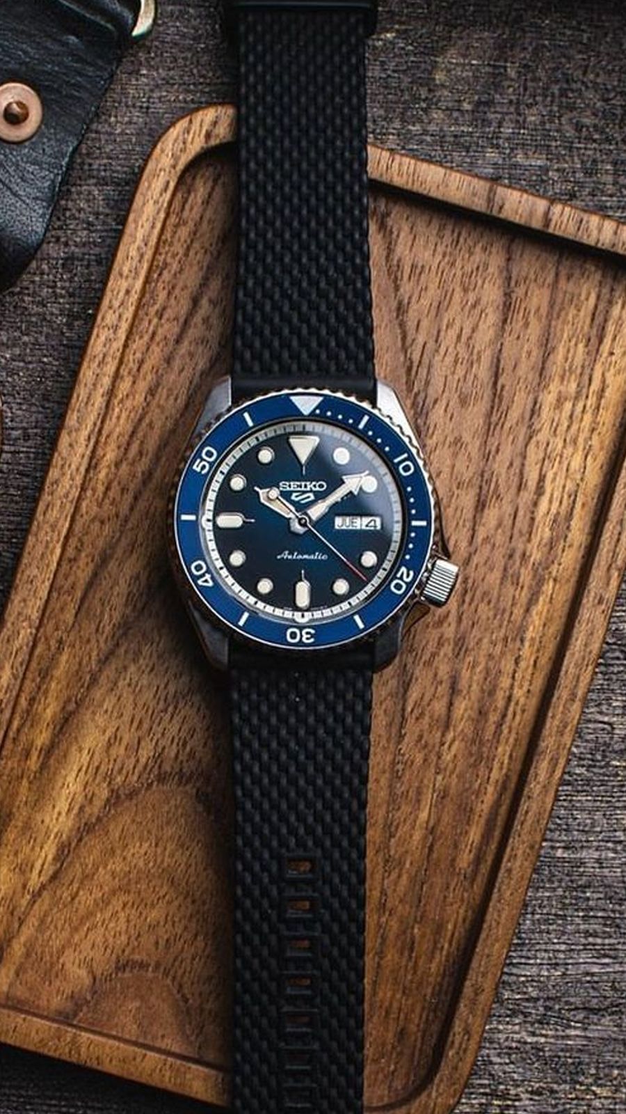 Seiko de caballero pulsera de silicona 43 mm – SRPD71K2
