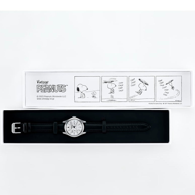 Seiko 5 Snoopy Parachute de hombre correa de cuero – SRPK27K1