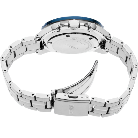 Seiko Essentials de hombre pulsera de metal 43 mm – SSB345P1