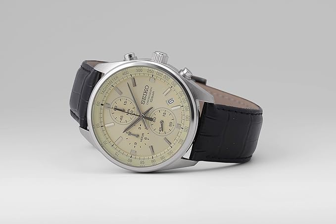 Seiko Classic de caballero pulsera de piel – SSB383P1