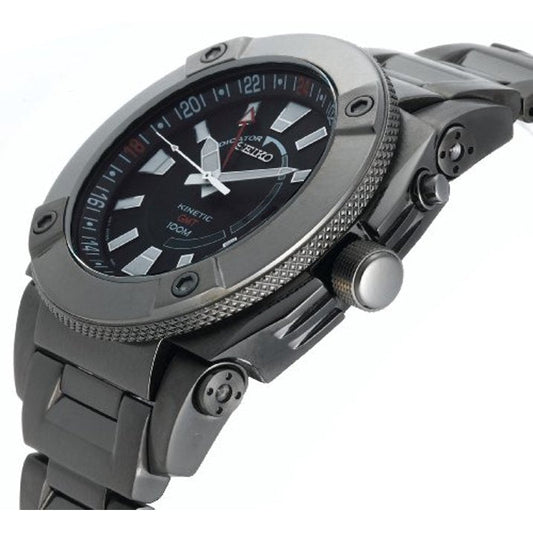 Seiko Kinetic de hombre pulsera de metal – SUN007