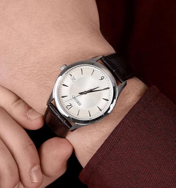 Seiko de caballero pulsera de piel – SUR421P1