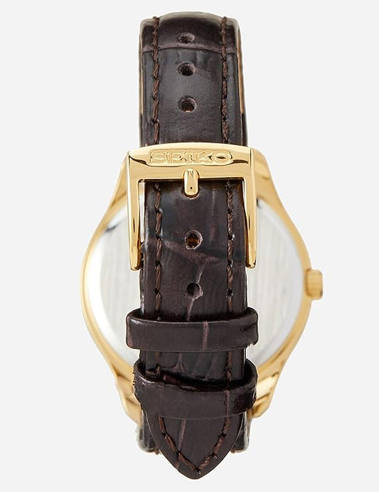 Seiko Sapphire de dama pulsera de piel – SUR478P1