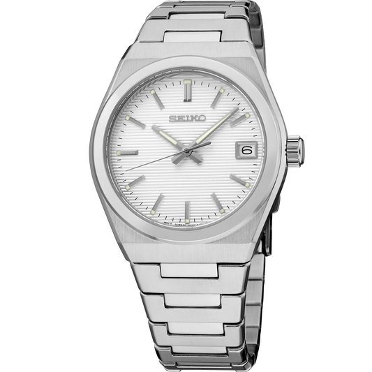 Seiko Essentials de señorita pulsera de metal 34 mm – SUR573P1