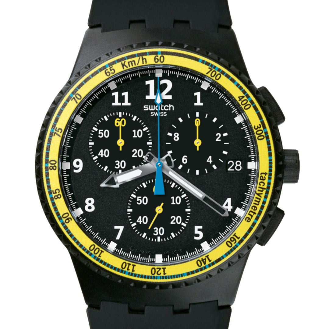 Swatch Sifnos Análogo para Hombre con Correa de Resina – SUSB404