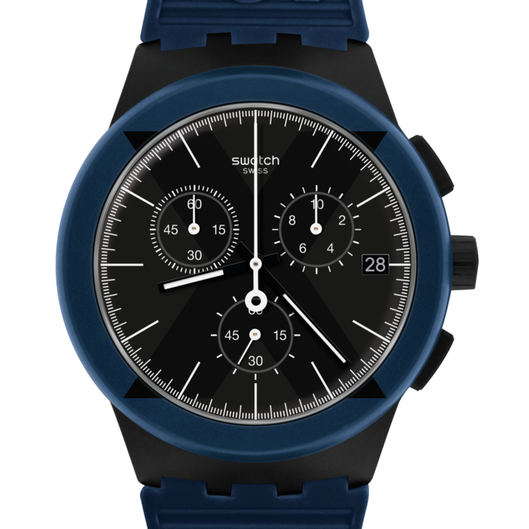 Swatch X-District de caballero correa de caucho – SUSB418