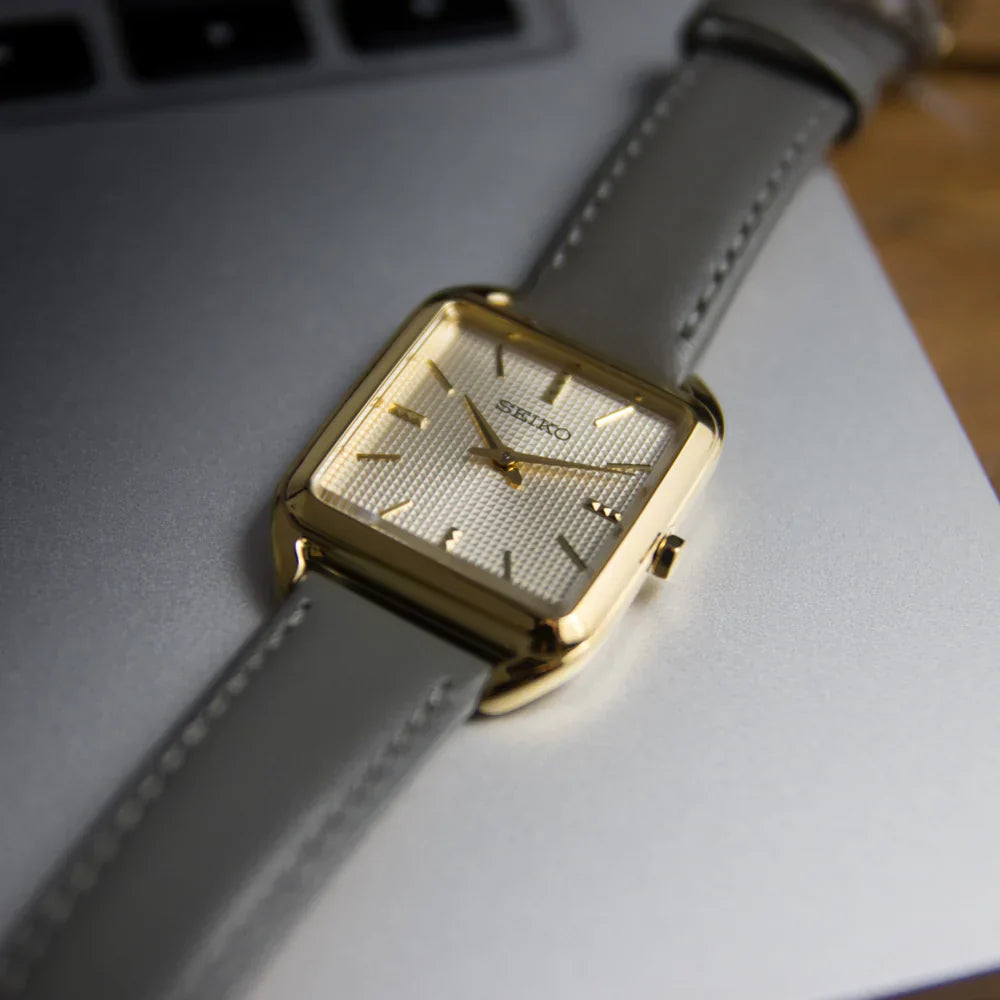 Seiko Essentials de dama pulsera de piel 26 mm – SWR090P1