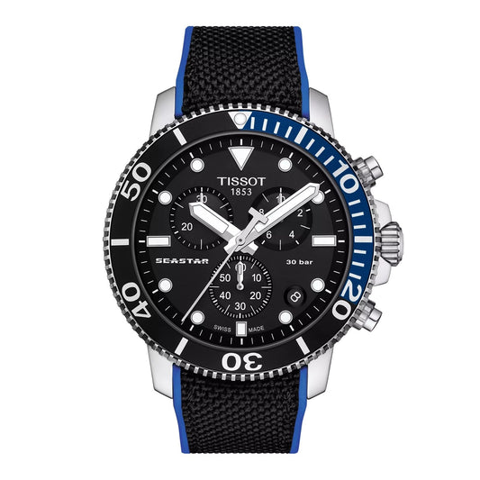 Tissot Seastar de hombre correa de tela – T120.417.17.051.03