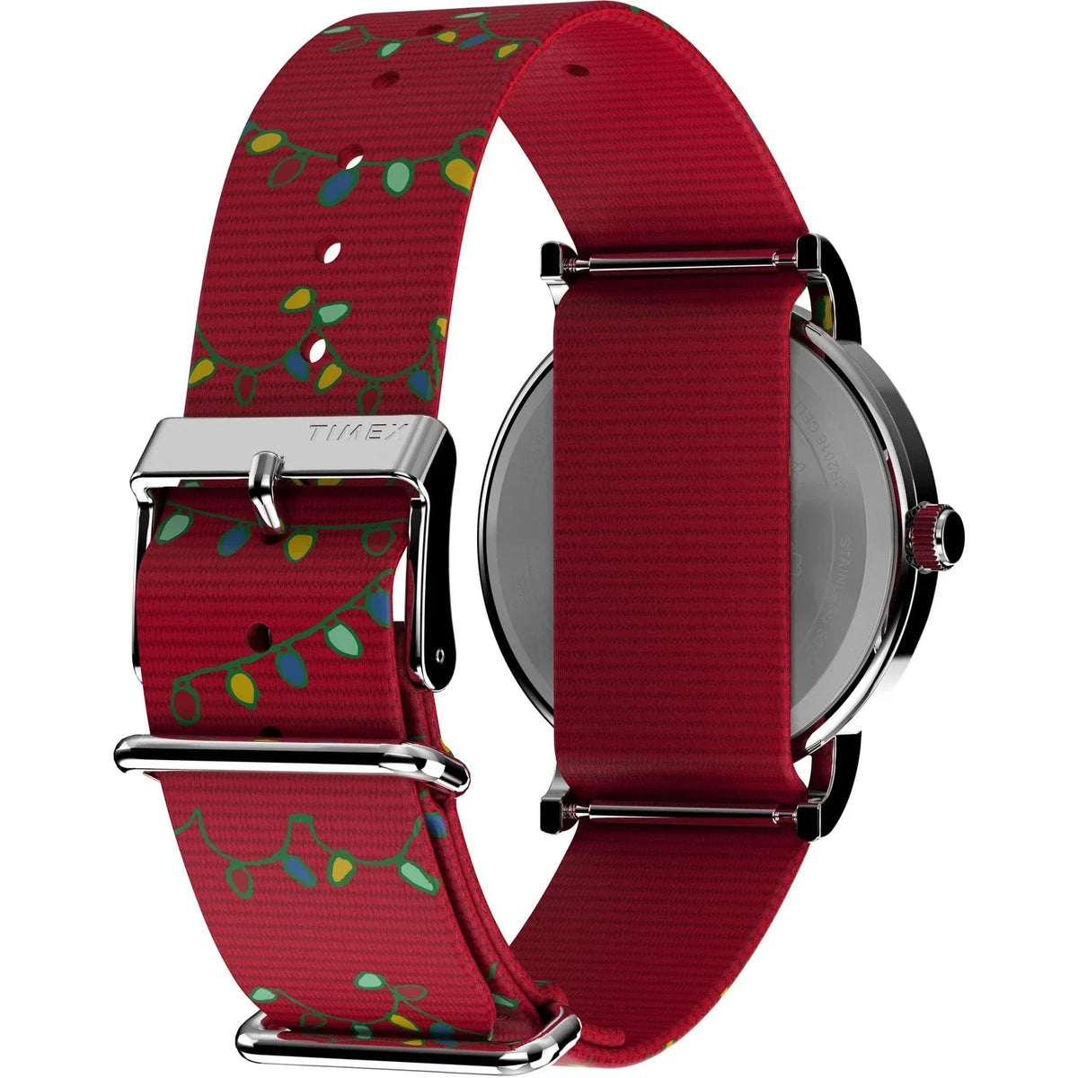 Timex x Peanuts Snoopy Holiday Unisex pulsera de tela 38 mm – TW2W80800
