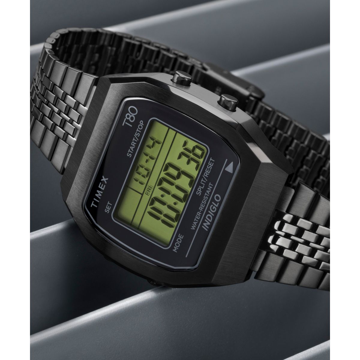 Timex T80 de hombre pulsera de metal – TW2W91600