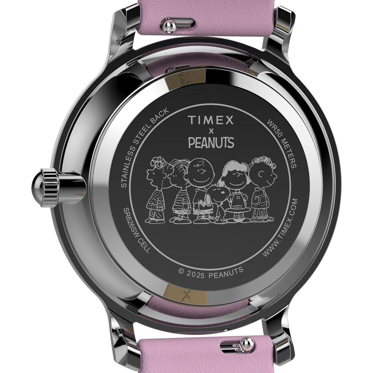 Timex x Peanuts Snoopy Trascend de dama correa de cuero – TW2Y26000