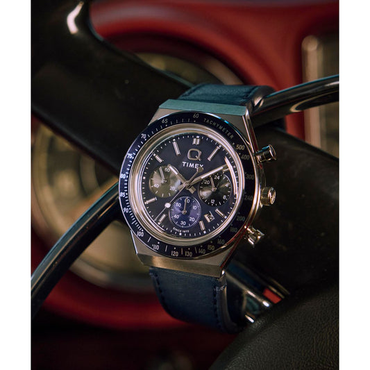 Timex Q de hombre correa de cuero – TW2Y36100