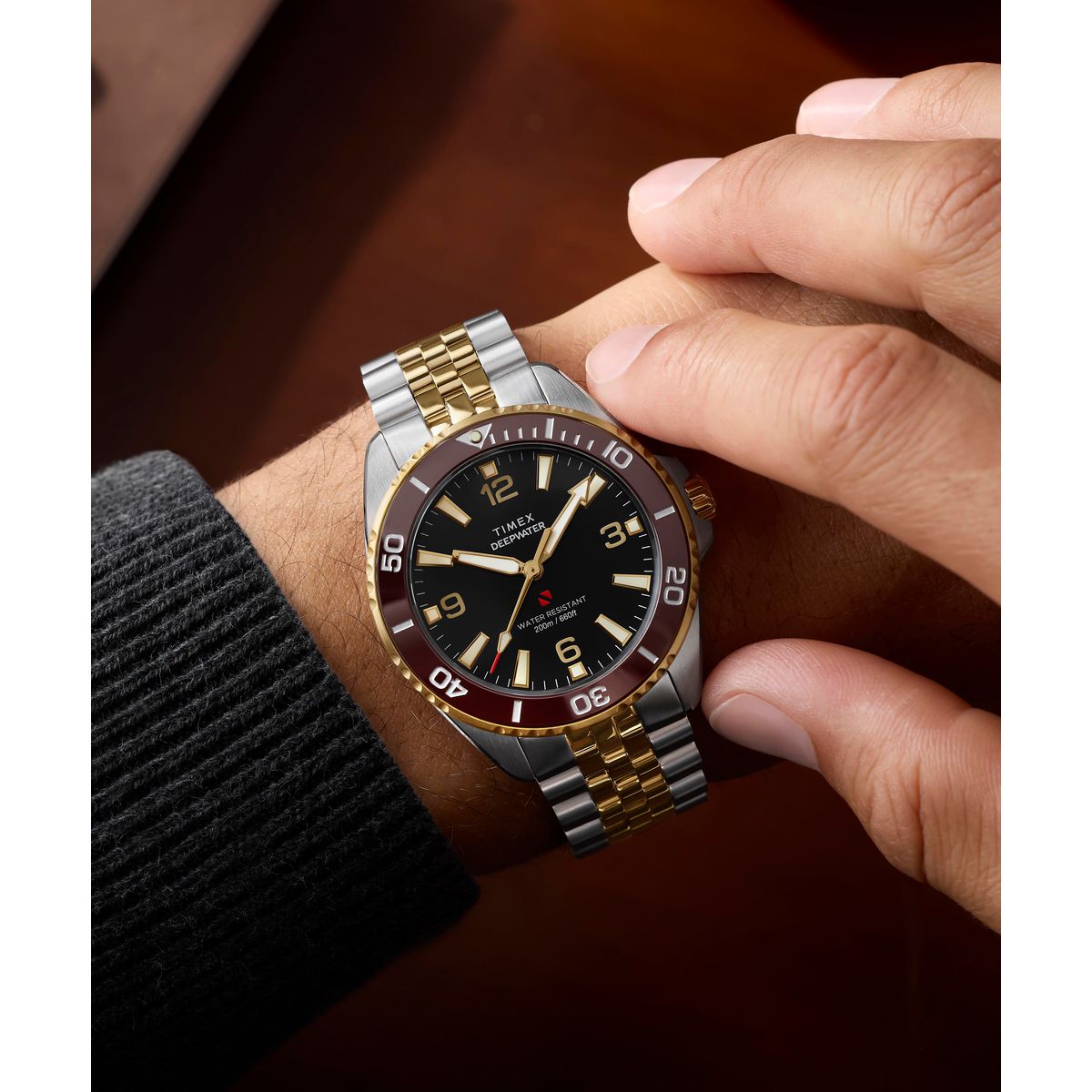 Timex Deepwater de hombre banda de metal – TW2Y64700