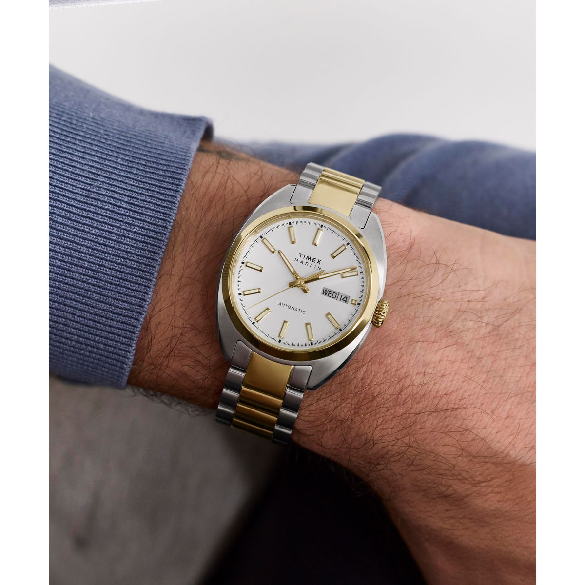 Timex Marlin Draper automático de hombre correa de metal – TW2Y65100