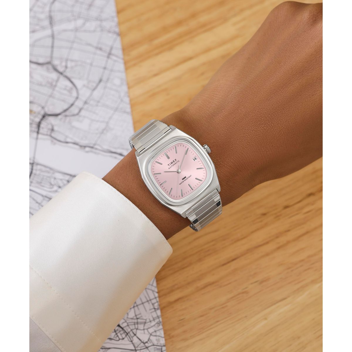 Timex Automatic E Line de hombre correa de metal – TW2Y66800