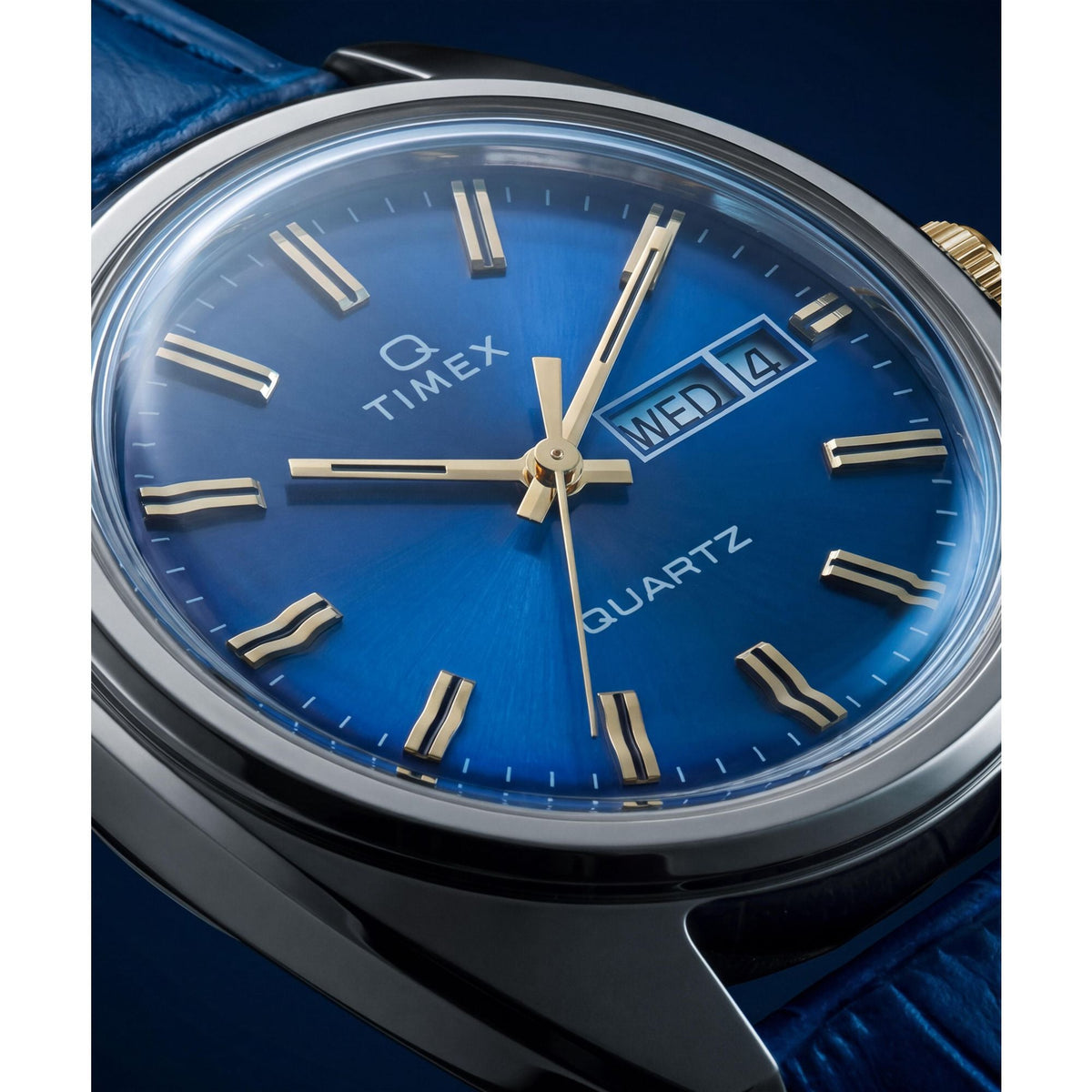 Timex Q 1976 de hombre banda de cuero – TW2Y87100