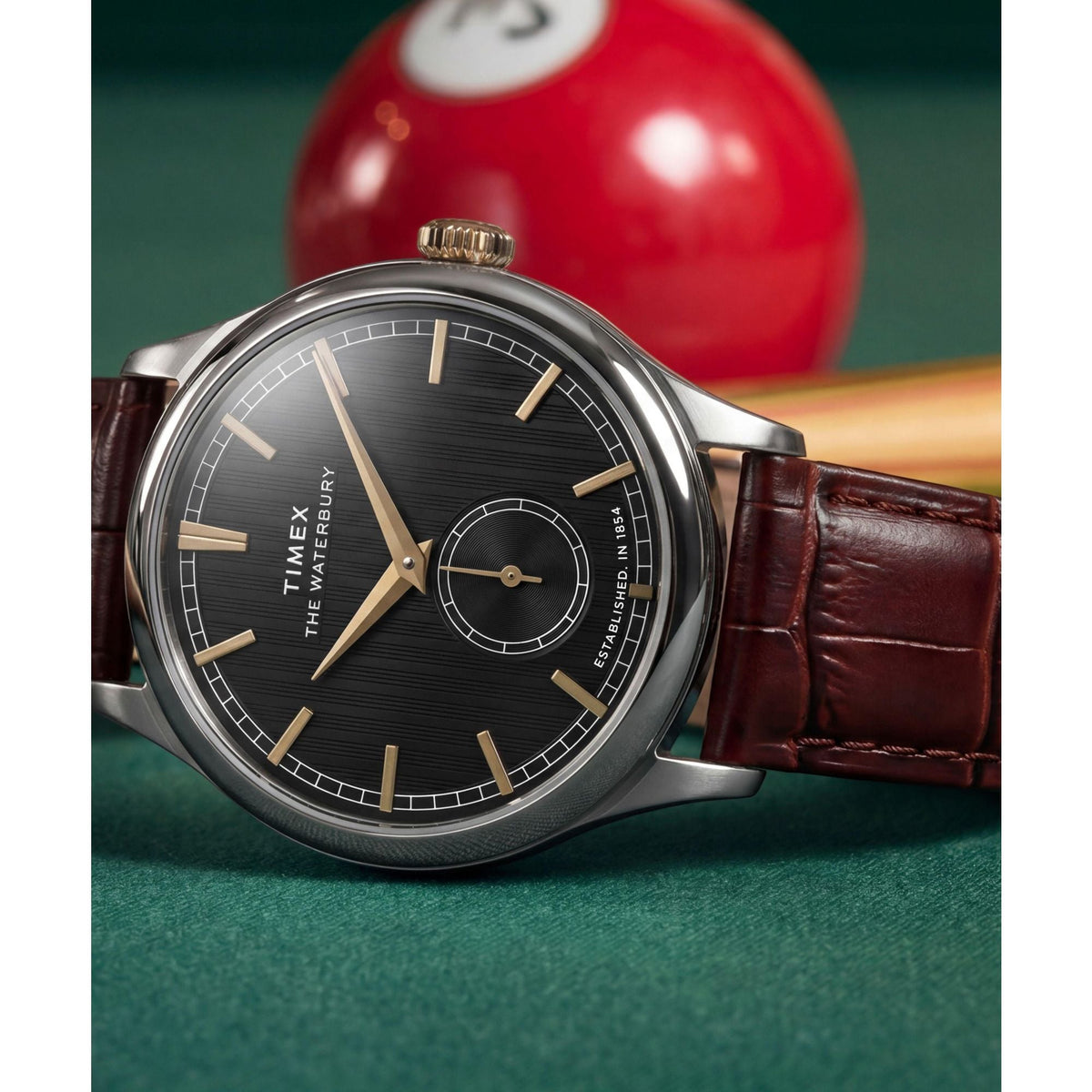 Timex Waterbury de hombre correa de cuero – TW2Y92100