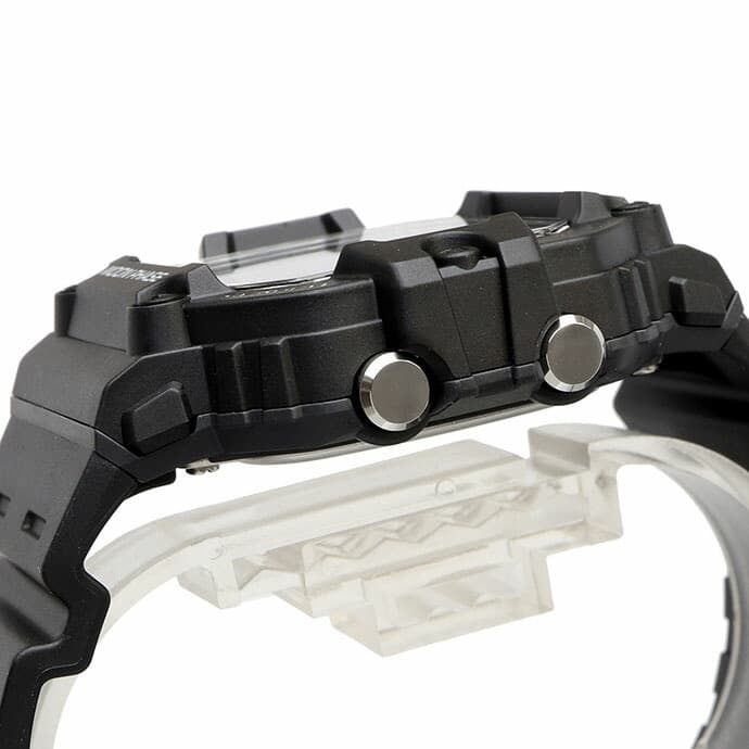 Casio Gráfica de marea, Illuminator, 10 años de batería, Fase Lunar para Hombre – WS-1700H-1AV