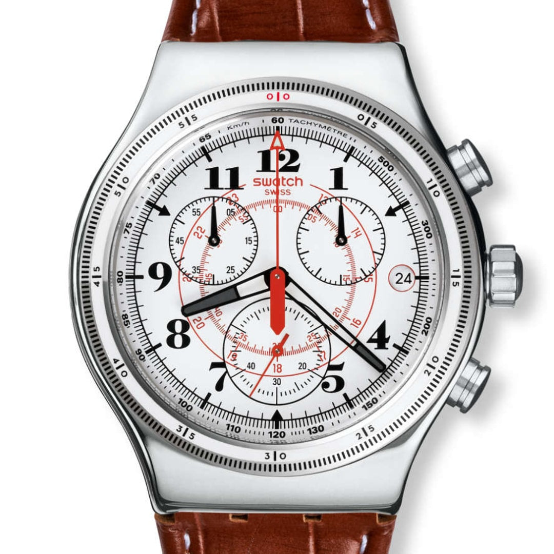 Swatch Back To the Roots de caballero correa de piel – YVS414