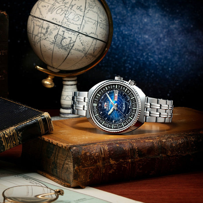 Orient Revival Análogo para Caballero pulsera de Metal – RA-AA0E03L