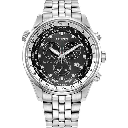 АТ0368-58E Citizen Eco-Drive para Hombre correa de acero inoxidable