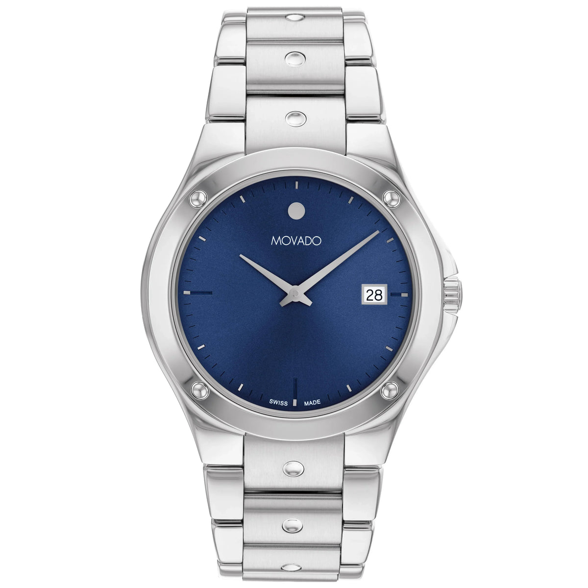 Movado Excel unisex pulsera de metal 40 mm – 0607700