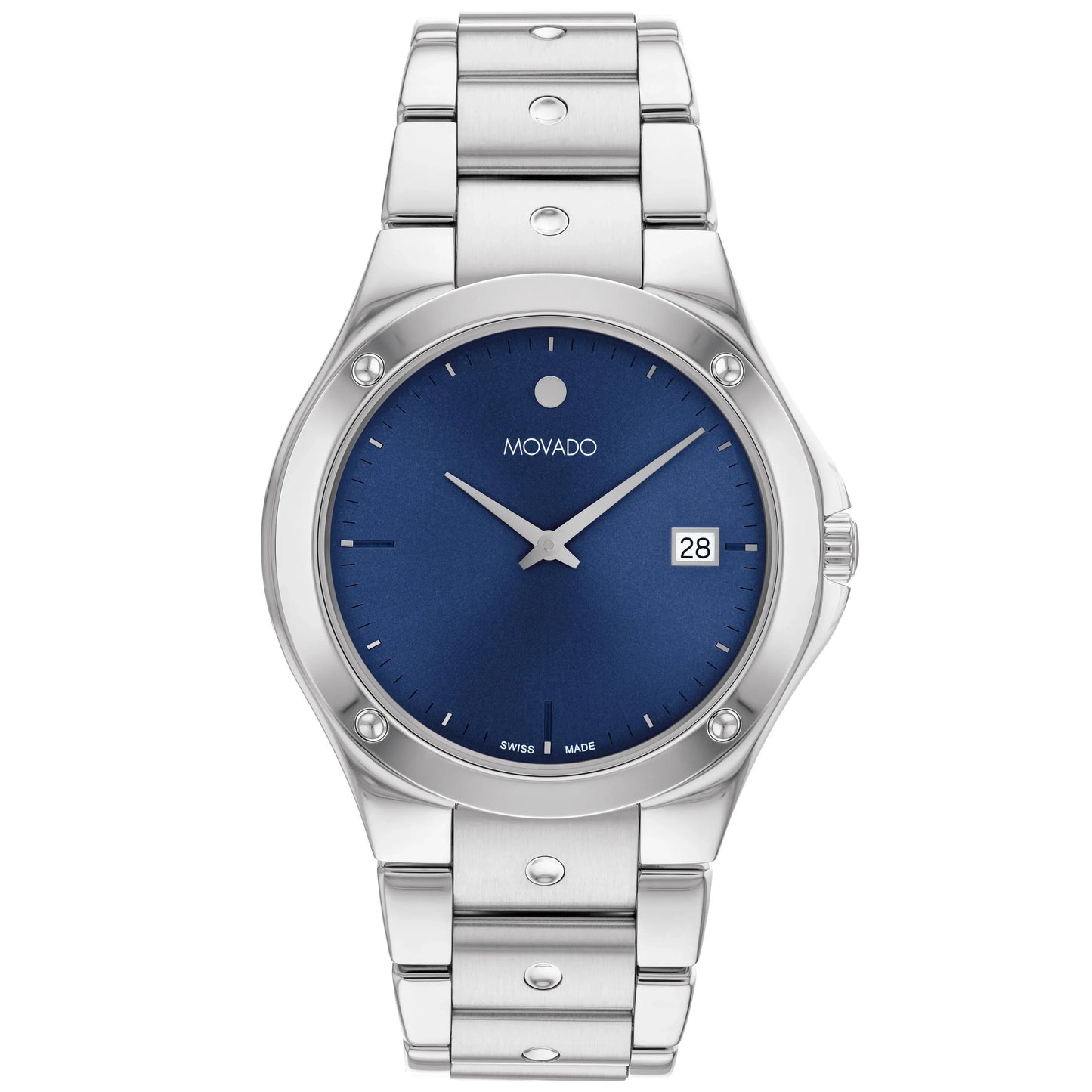 Movado Excel unisex pulsera de metal 40 mm – 0607700