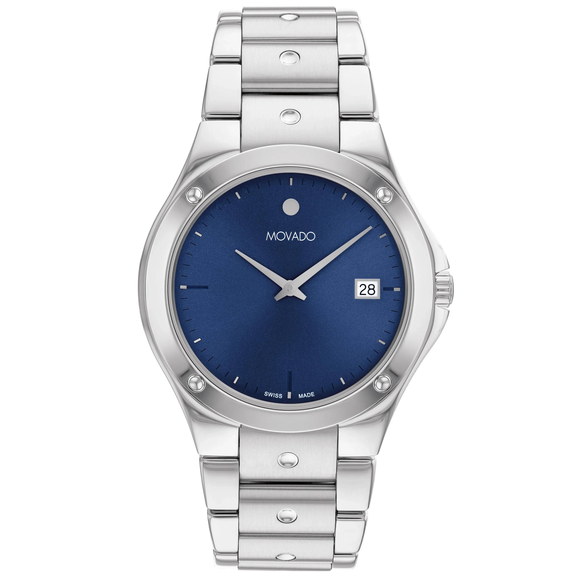 Movado Excel unisex pulsera de metal 40 mm – 0607700
