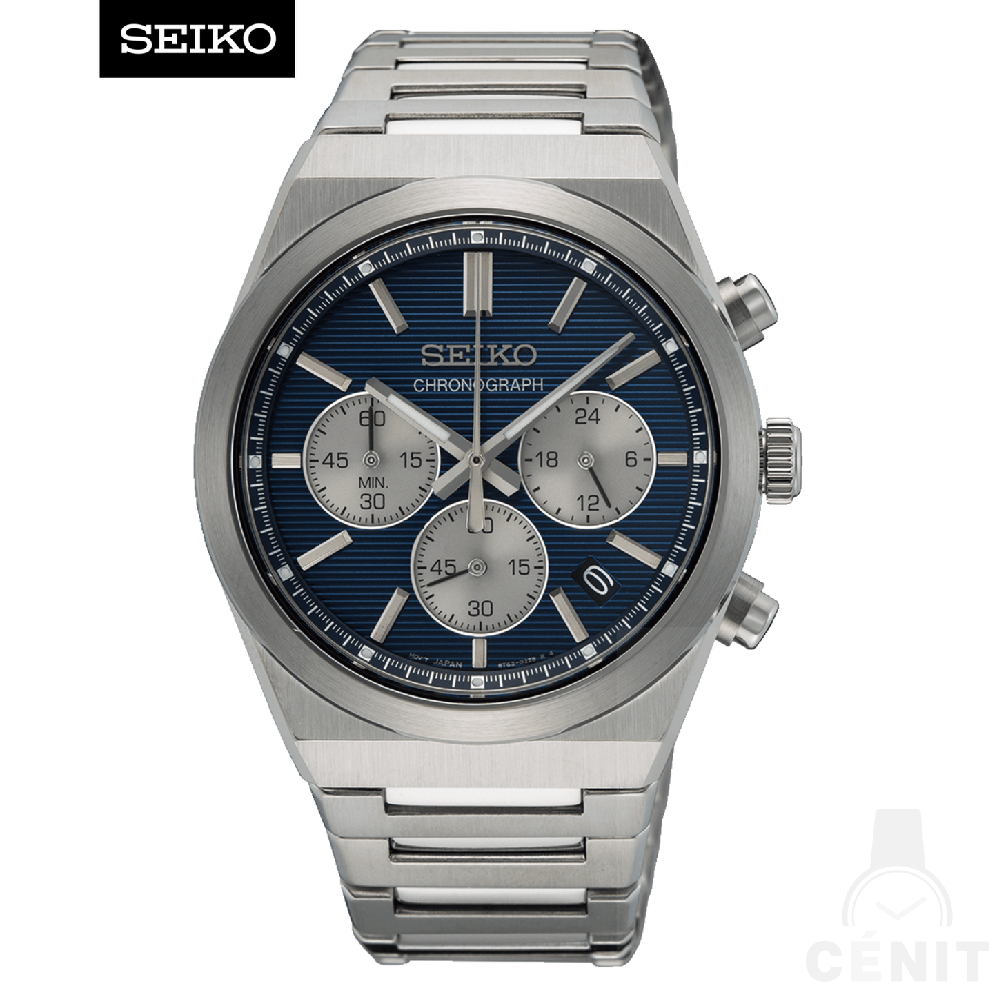 Seiko Neo-Vintage Cronógrafo 40MM Cristal de Zafiro Acero Inoxidable.