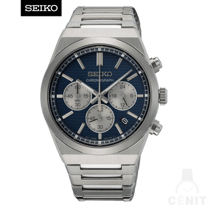 Seiko Neo-Vintage Cronógrafo 40MM Cristal de Zafiro Acero Inoxidable.