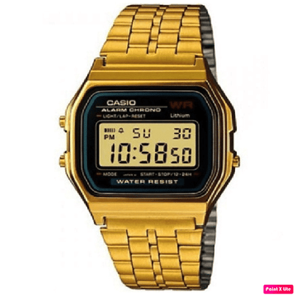 Casio Unisex, Vintage Clásico Cronómetro – A-159WGEA-1