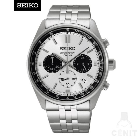 Seiko Cronógrafo Analógico "Panda" 41.5MM SSB425P1