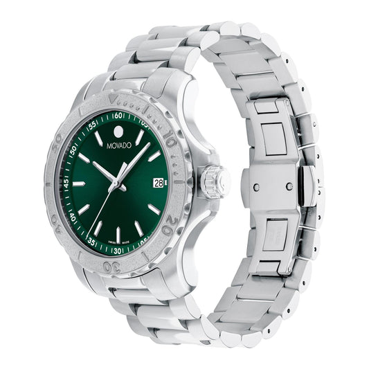 Movado Active Sport de hombre correa de metal 40 mm – 2600167