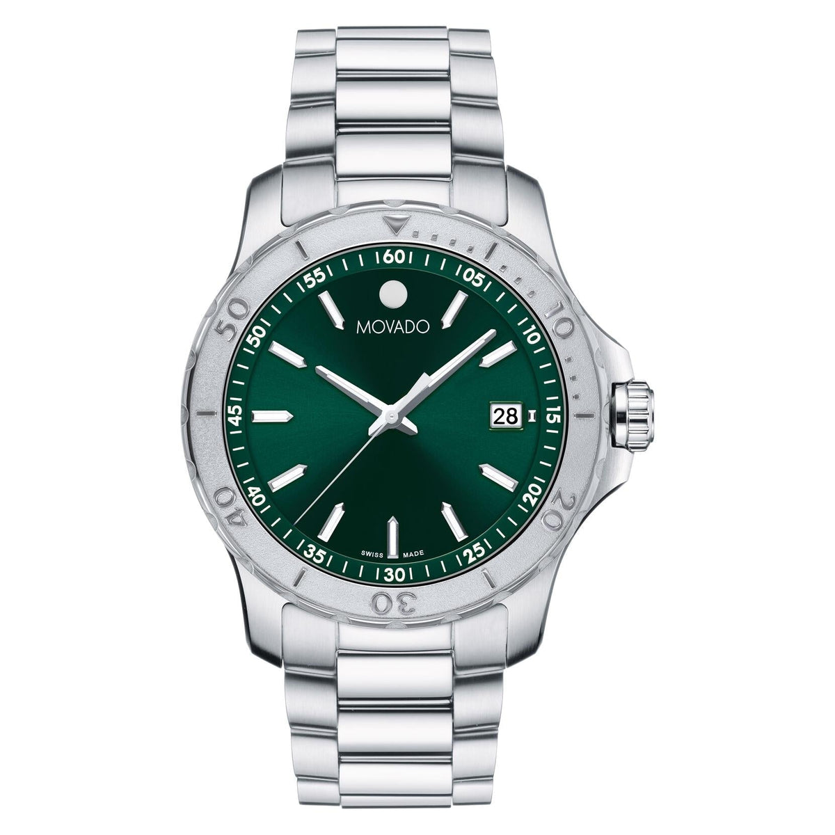 Movado Active Sport de hombre correa de metal 40 mm – 2600167