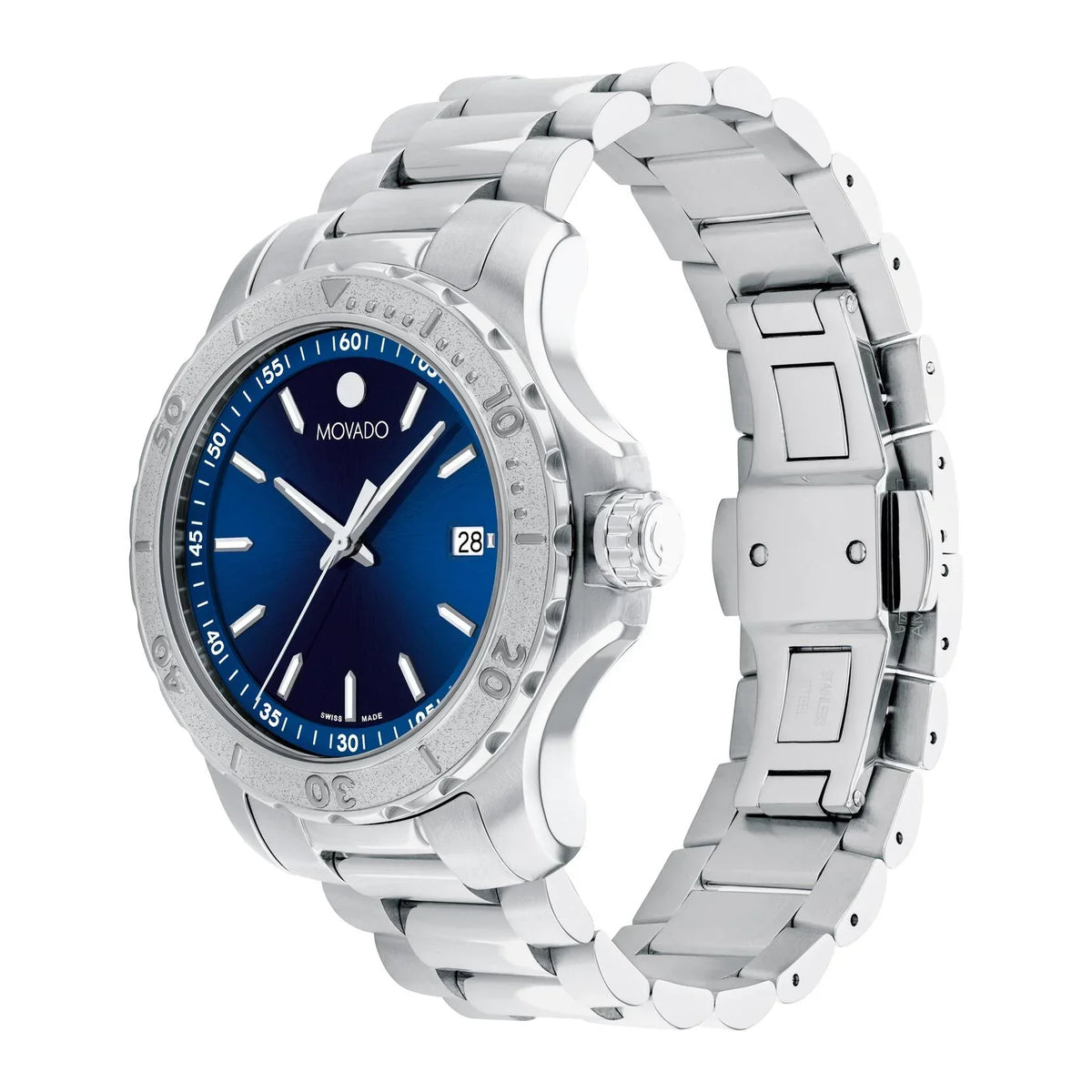 Movado Active Sport de hombre pulsera de metal 40 mm – 2600168