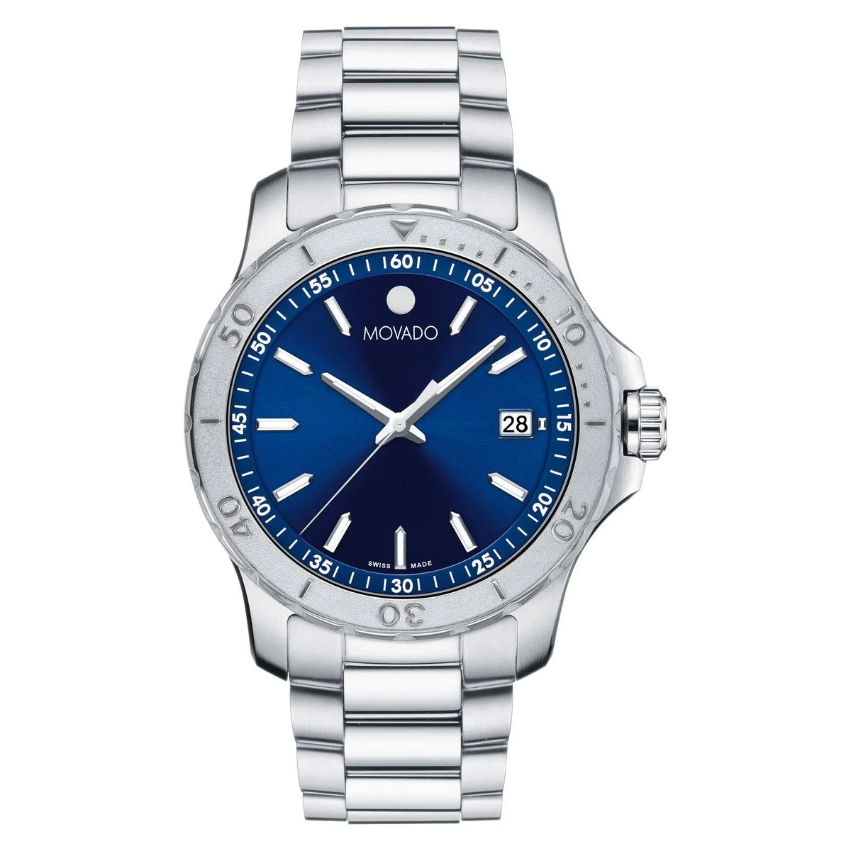 Movado Active Sport de hombre pulsera de metal 40 mm – 2600168
