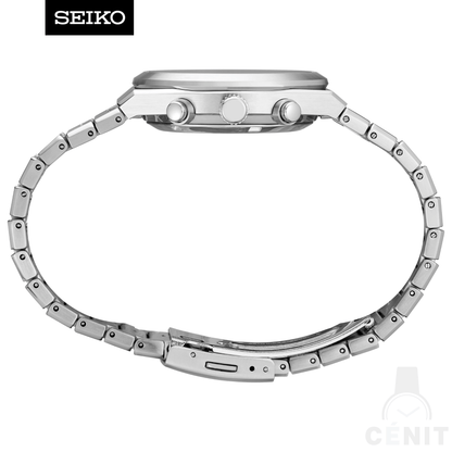 Seiko Neo-Vintage Cronógrafo 40MM Cristal de Zafiro Acero Inoxidable.