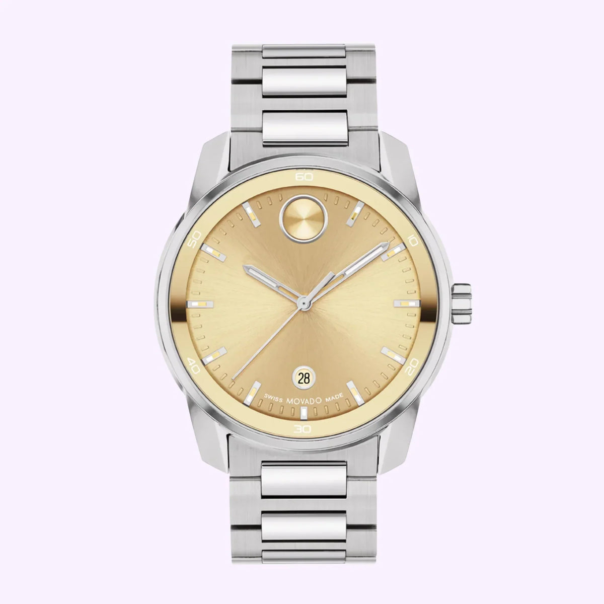 Movado bolda de hombre pulsera de metal – 3601203