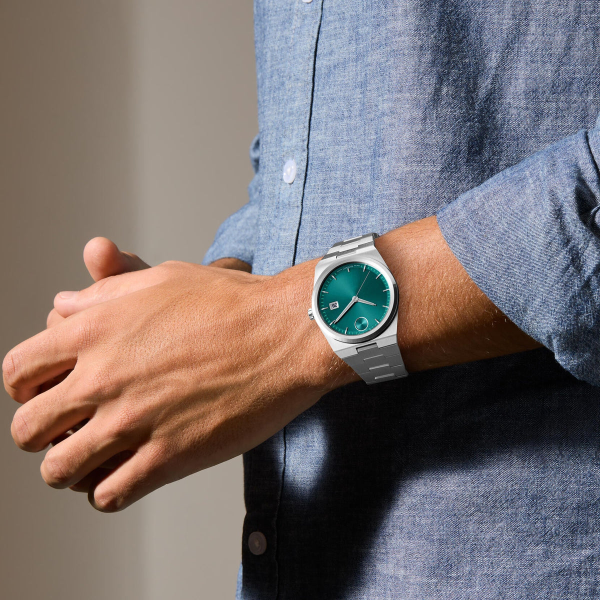 Movado Bold de hombre pulsera de acero inoxidable – 3601222
