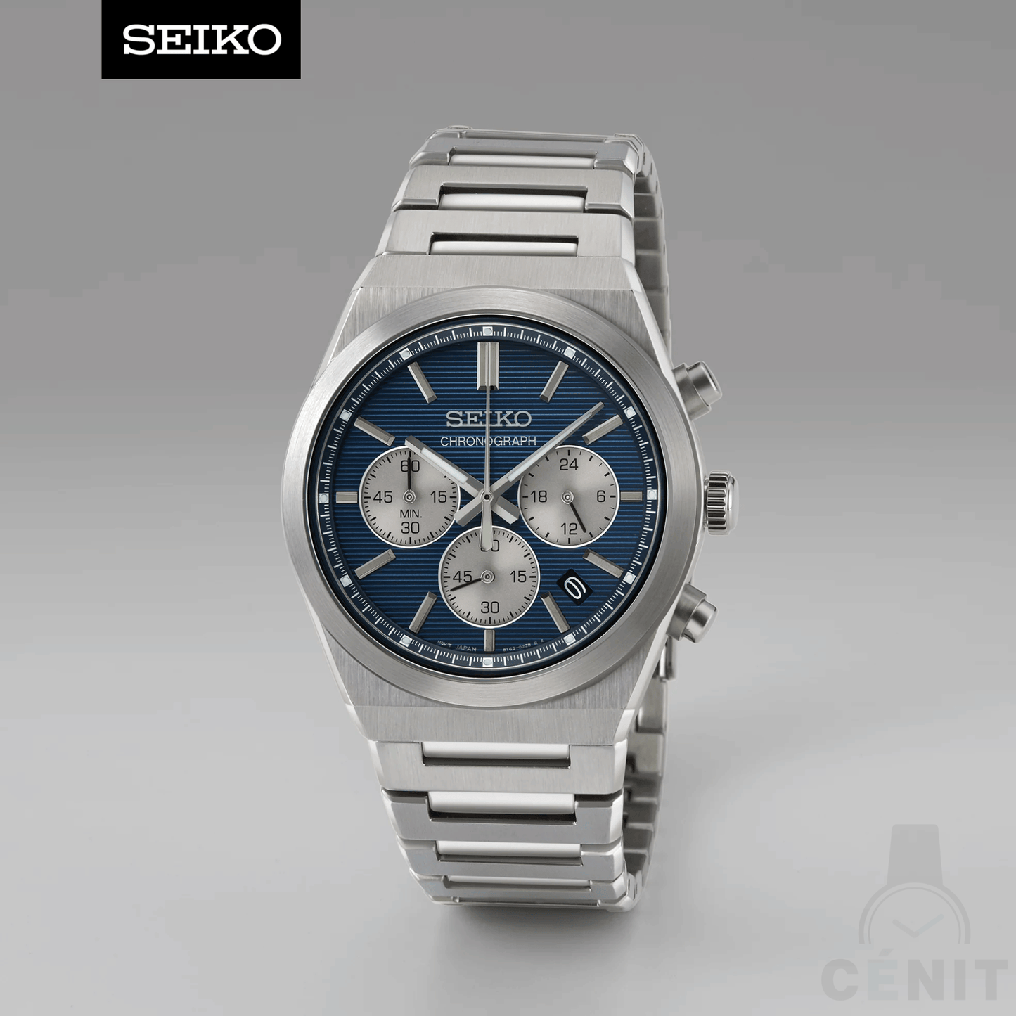Seiko Neo-Vintage Cronógrafo 40MM Cristal de Zafiro Acero Inoxidable.