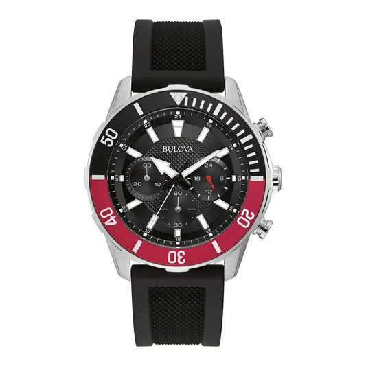 Bulova Sport de hombre pulsera de silicona – 98A258
